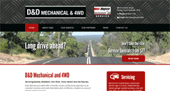 Desktop Screenshot of danddmechanical.com.au