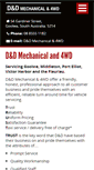Mobile Screenshot of danddmechanical.com.au
