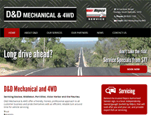 Tablet Screenshot of danddmechanical.com.au